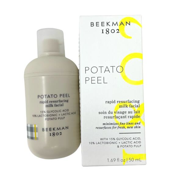 Beekman 1802 Potato Peel Rapid Resurfacing Milk Facial 1.69 fl oz NEW IN BOX - Picture 1 of 9